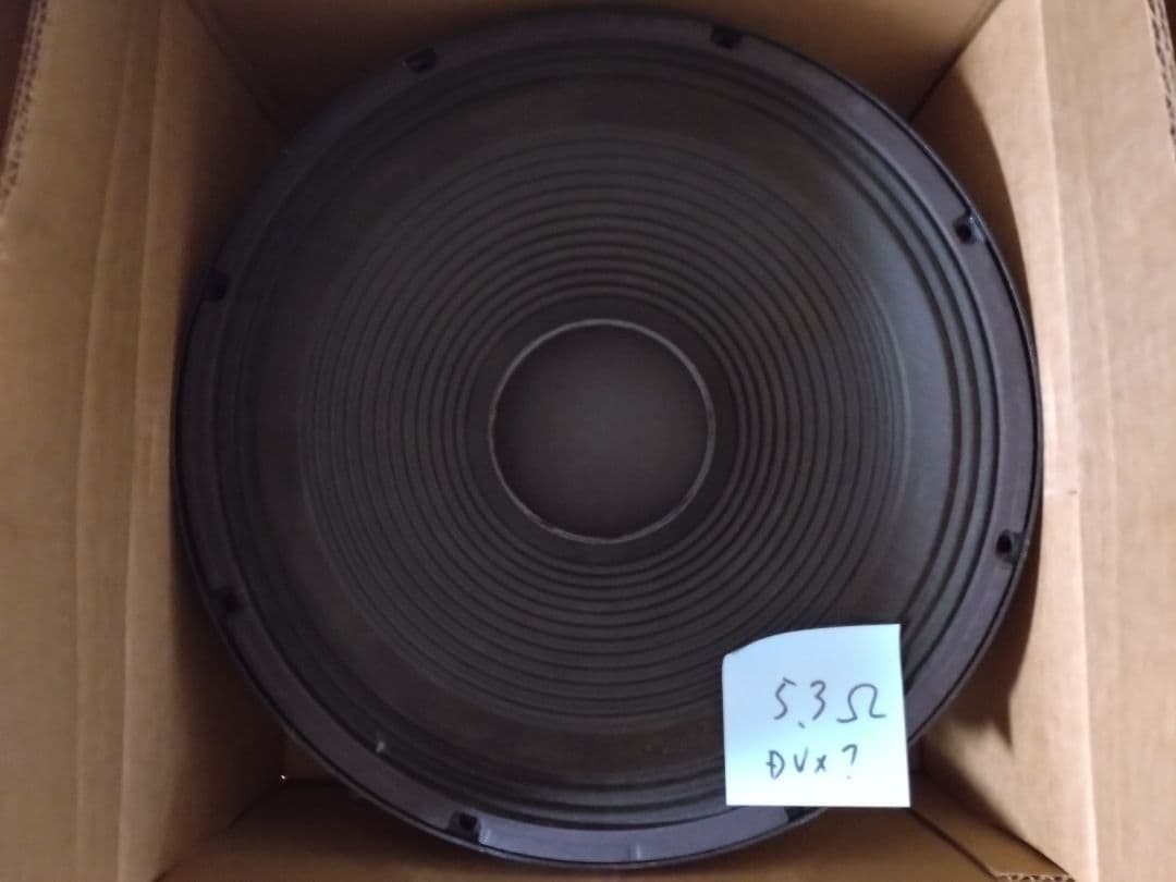 EV DVX? 15インチウーファー　その1