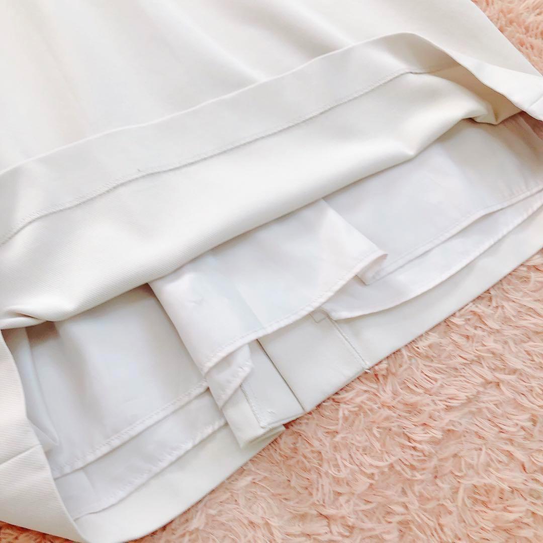 売約済　23区　46サイズ　ストレッチ　ワンピース　フォーマル　アイボリー