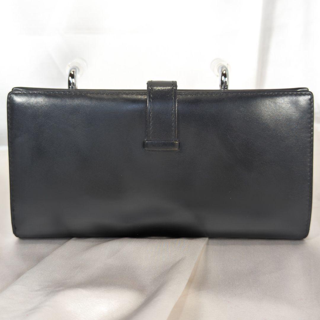 【美品】 エルメス べアン ボックスカーフ ゴールド金具 箱 保存袋付