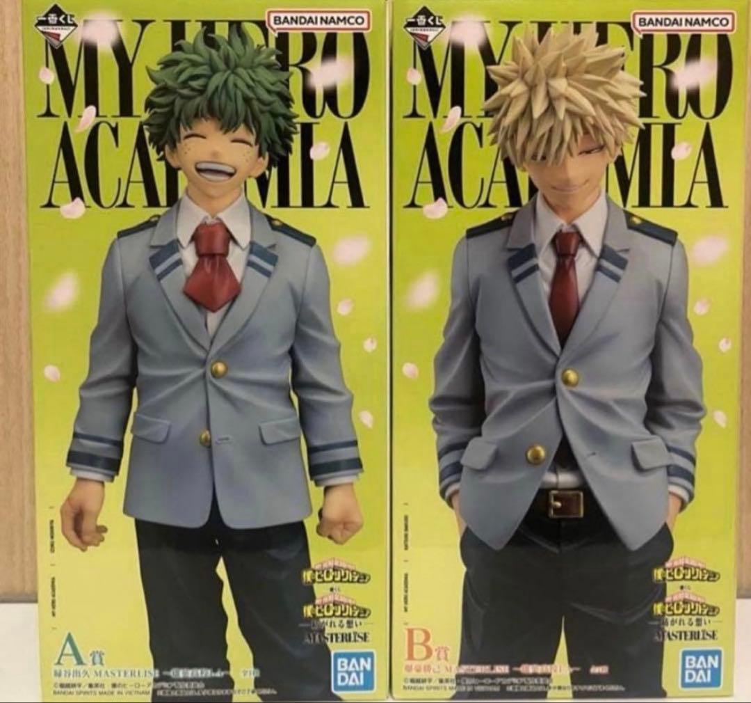 僕のヒーローアカデミア フィギュア 2体セット 爆豪勝己 緑谷出久　おまけつき