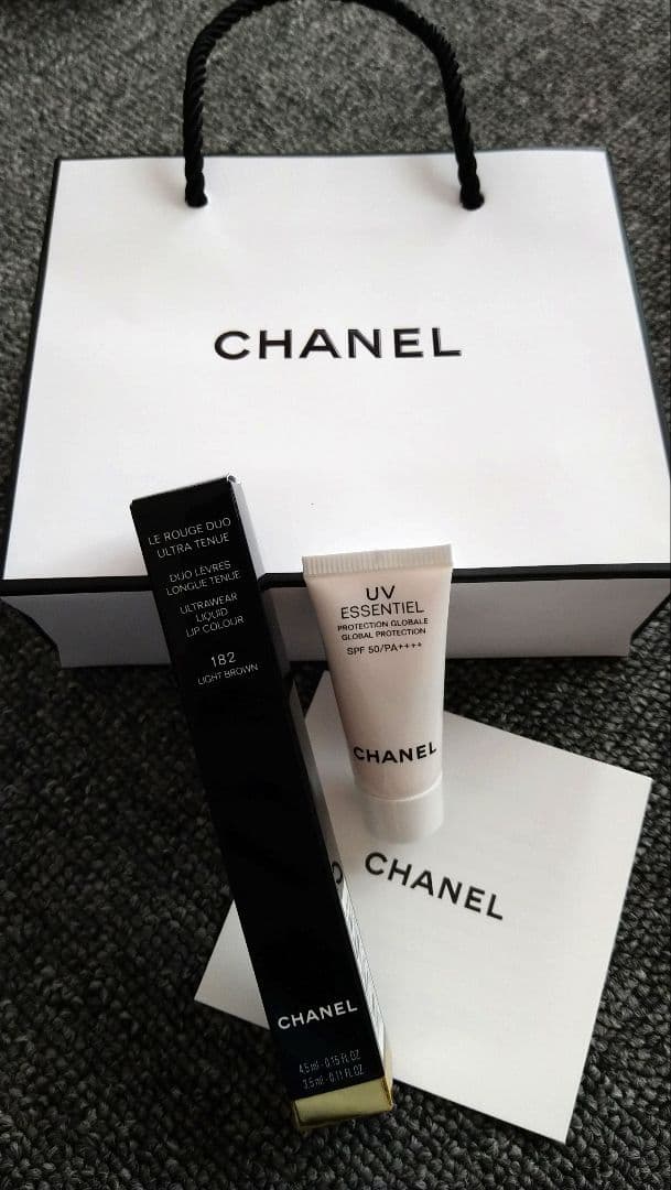 CHANEL リップ ルルージュデュオウルトラトゥニュ 182 サンプル付き