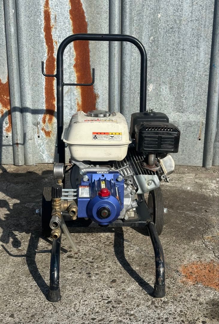 2. ツルミエンジン式高圧洗浄機 HPJ-4120ME-TK本体＆給水ホース