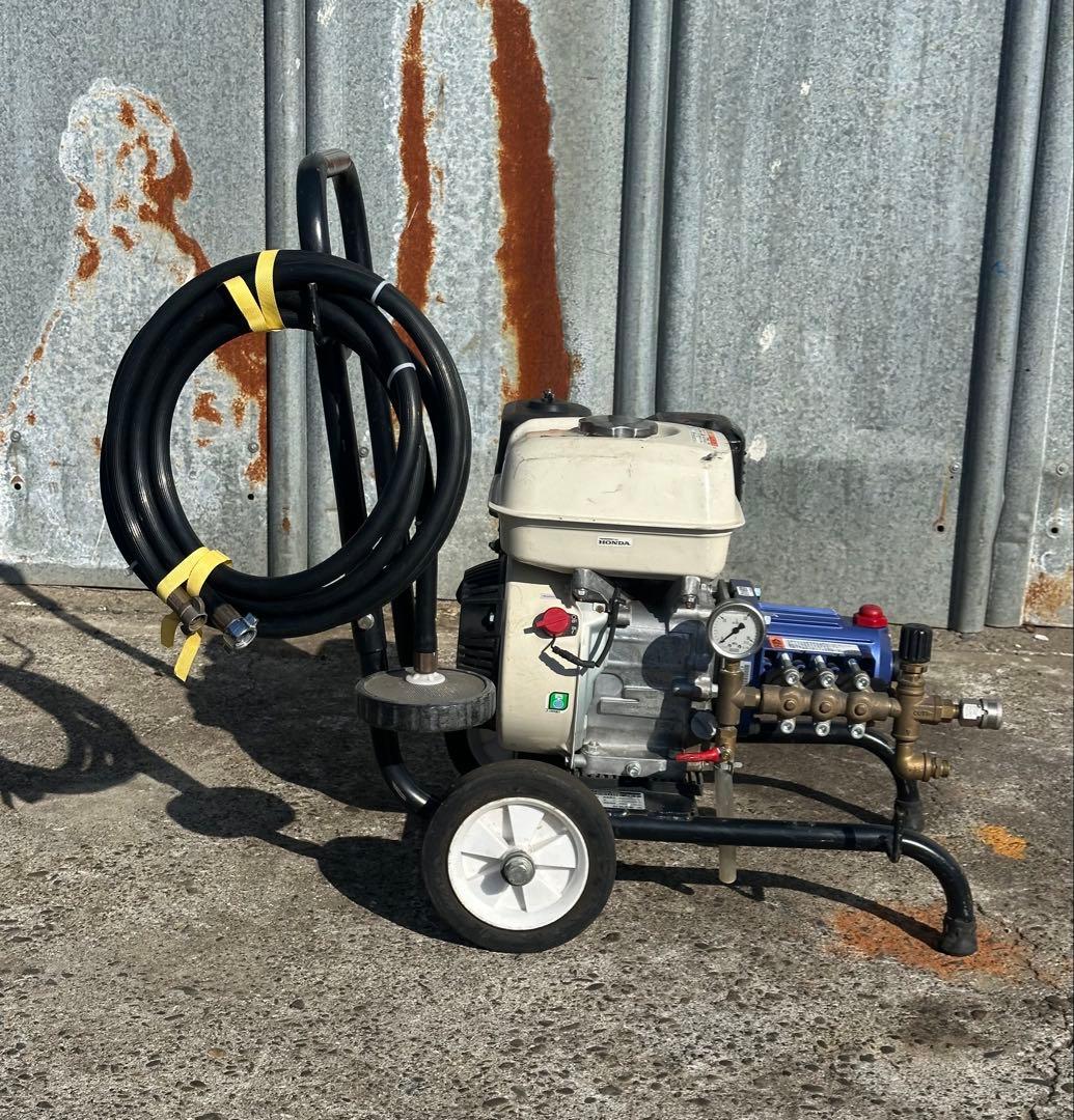 2. ツルミエンジン式高圧洗浄機 HPJ-4120ME-TK本体＆給水ホース