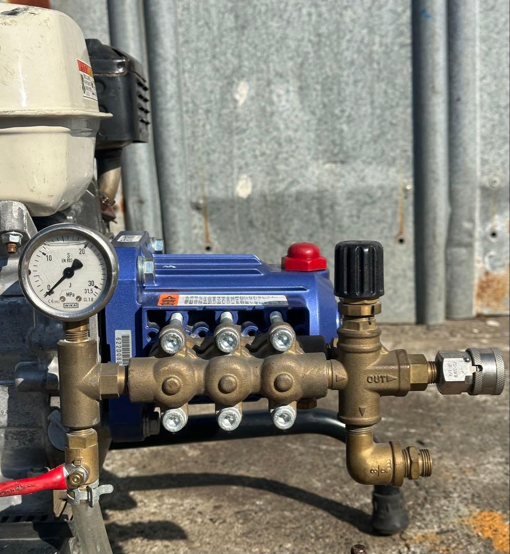 2. ツルミエンジン式高圧洗浄機 HPJ-4120ME-TK本体＆給水ホース