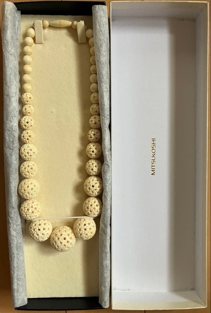 ※seika01069982殿専用 ネックレス 天然素材 多層珠作り 45cm
