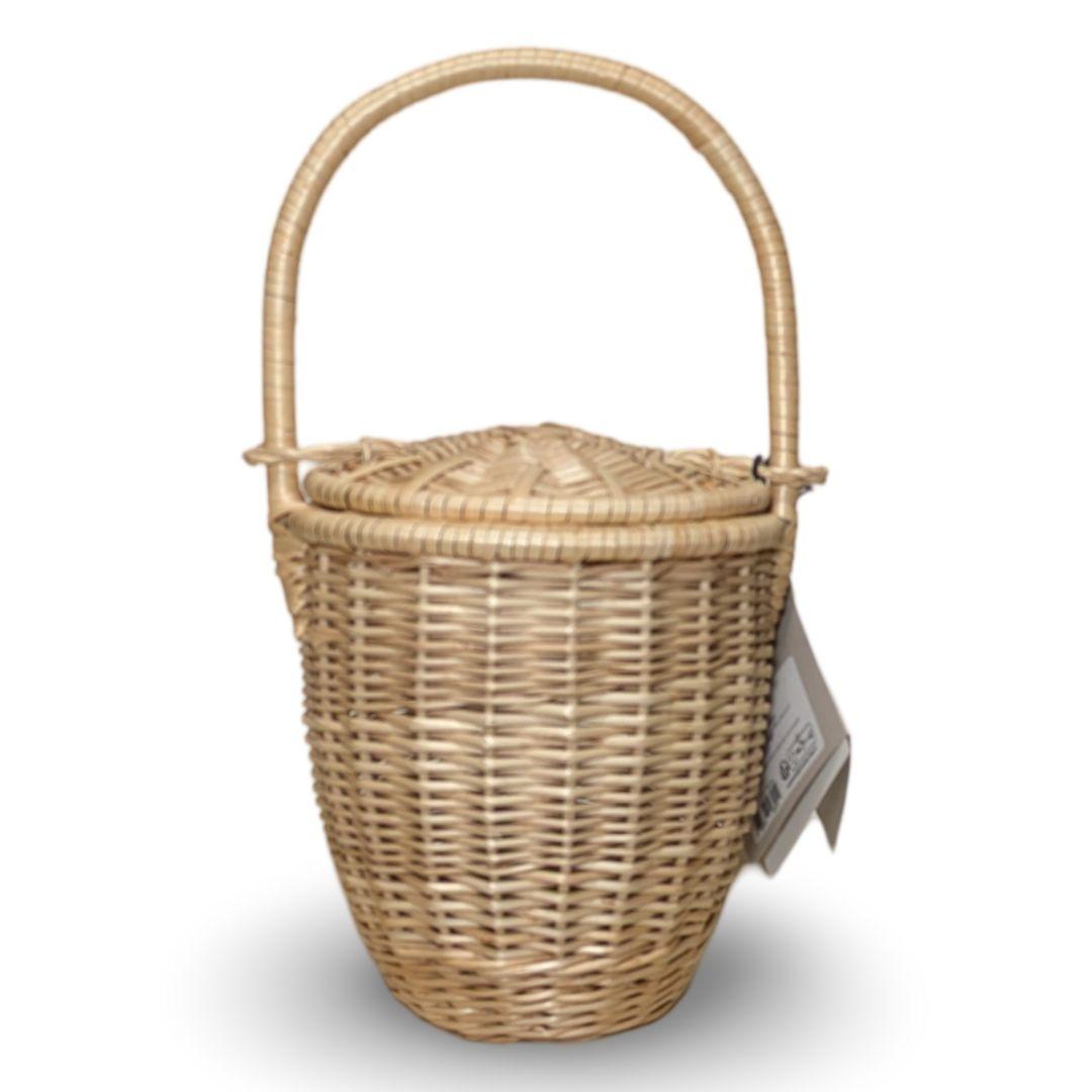 【新品未使用】PATOU パトゥ ウィッカ　かごバッグ