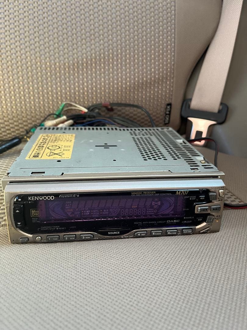 ケンウッド KENWOOD M707 電源ハーネス付属 MDデッキ