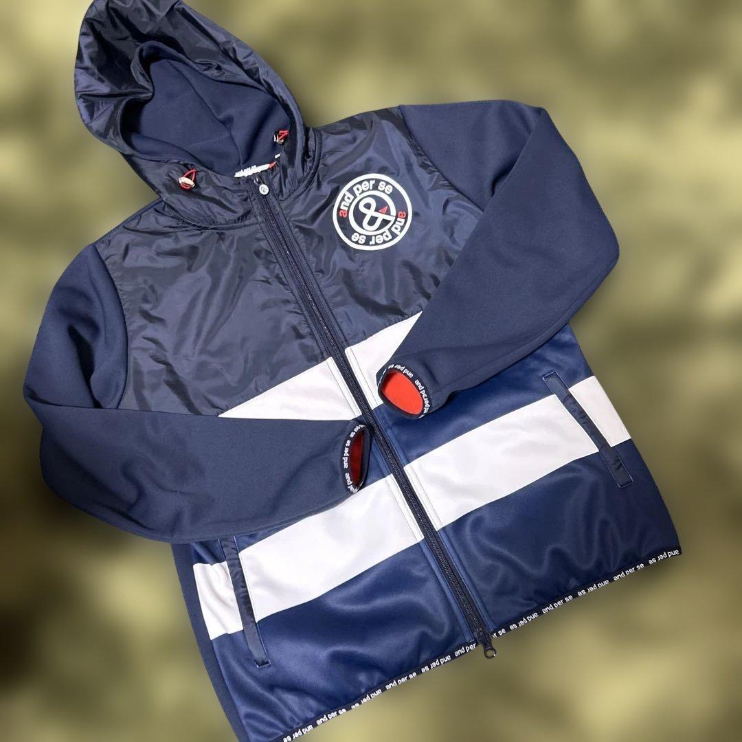 and per se アンパスィ フーディ パーカーブルゾン