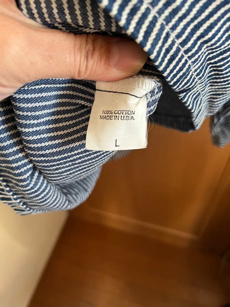 POINTER BRAND ヒッコリーストライプカバーオール　L USA製