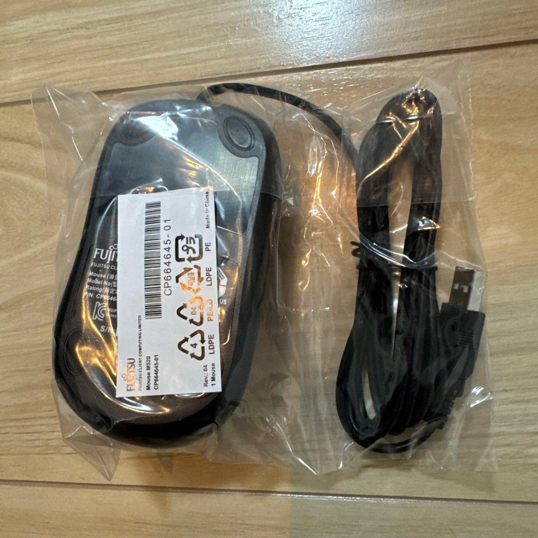 Fujitsu マウス 【M520】未使用 黒　60個