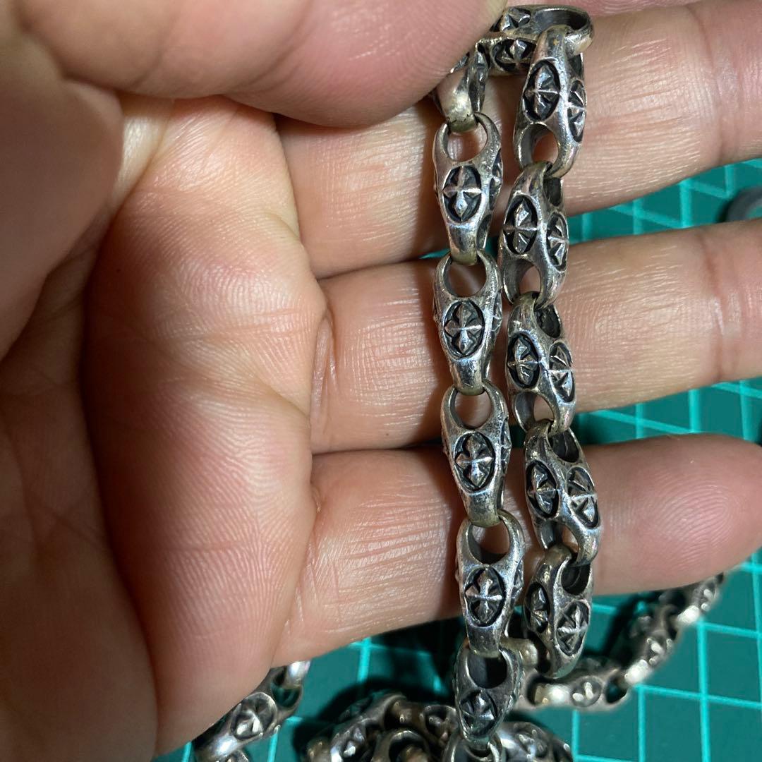 素早い対応925 ウォレットチェーン　クロス　ネックレス可