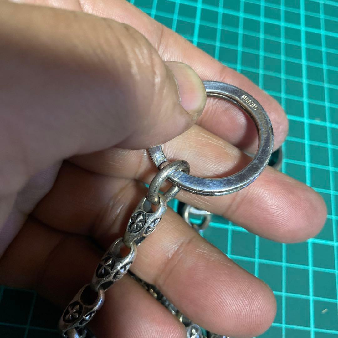 素早い対応925 ウォレットチェーン　クロス　ネックレス可