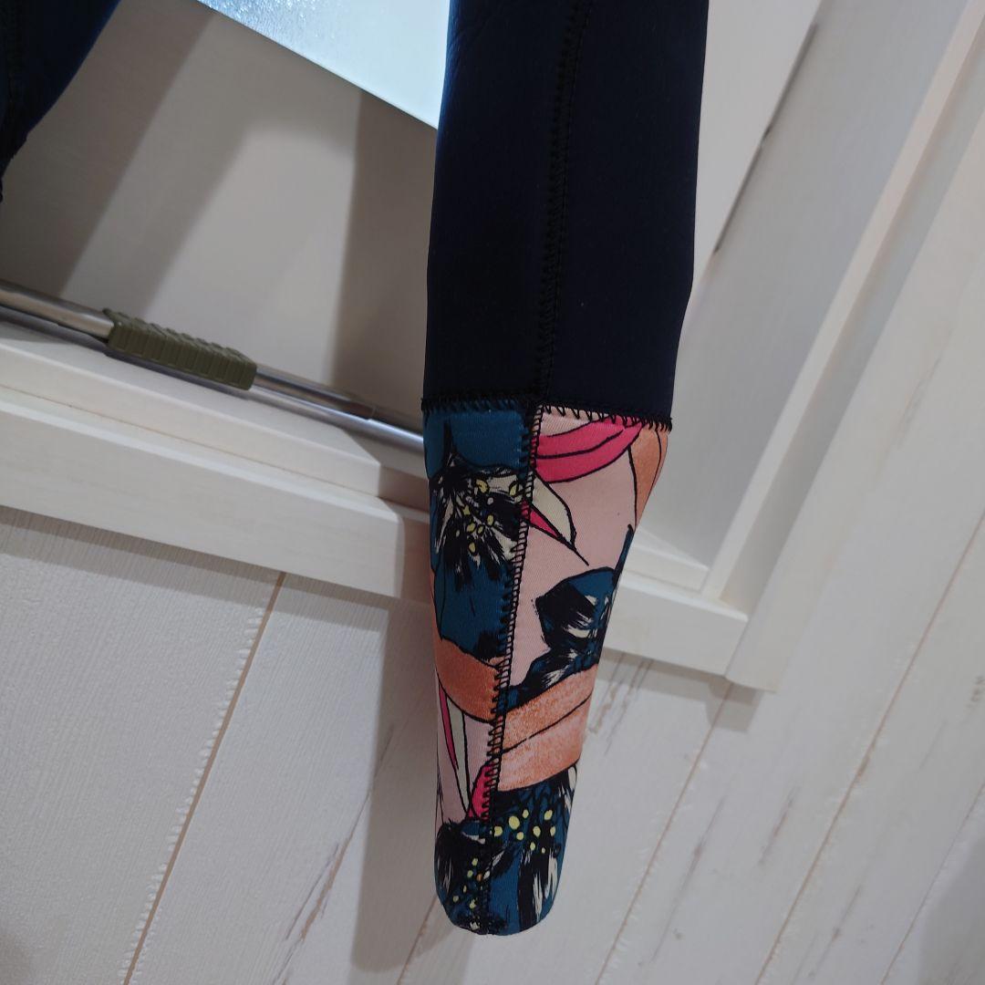 美品 ビラボンウェットスーツ ML フルスーツ 3/2mm ジャージ ネイビー