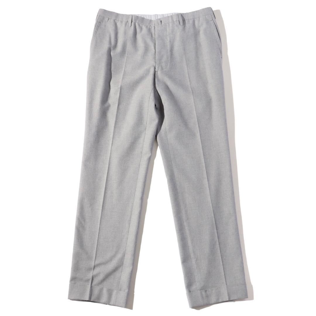サルトリア チッチオ パンツ スラックス ボタンフライ ライトグレー XL相当