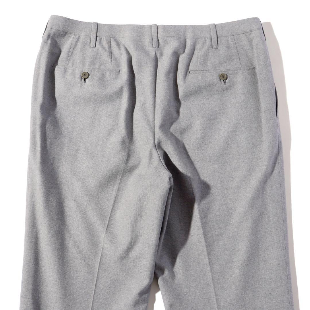 サルトリア チッチオ パンツ スラックス ボタンフライ ライトグレー XL相当
