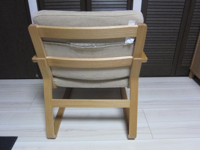 MUJI /無印良品　リビングでもダイニングでもつかえるソファチェア①