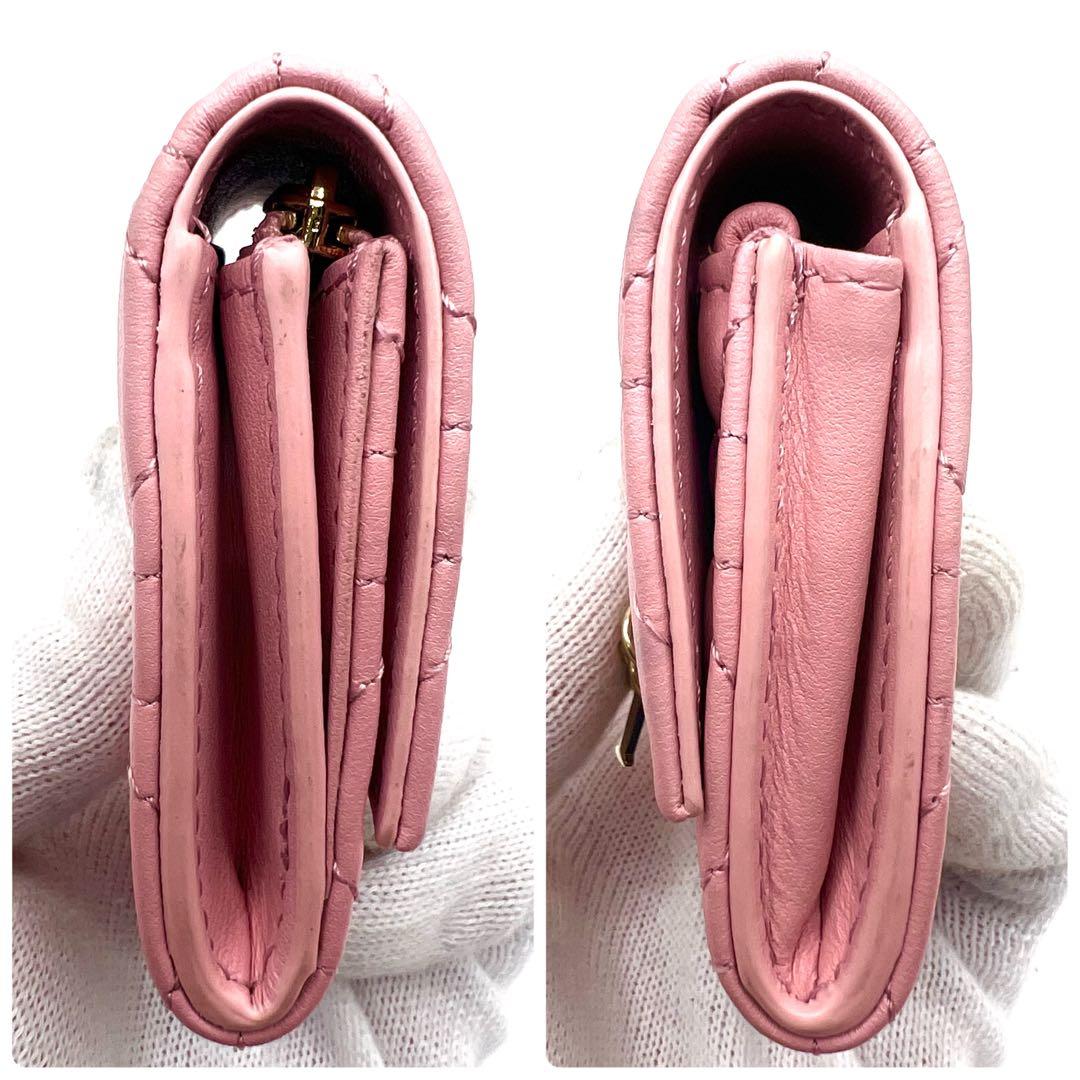 ディオール　ケース　マイディオールグライシンウォレット　ピンク　カナージュ