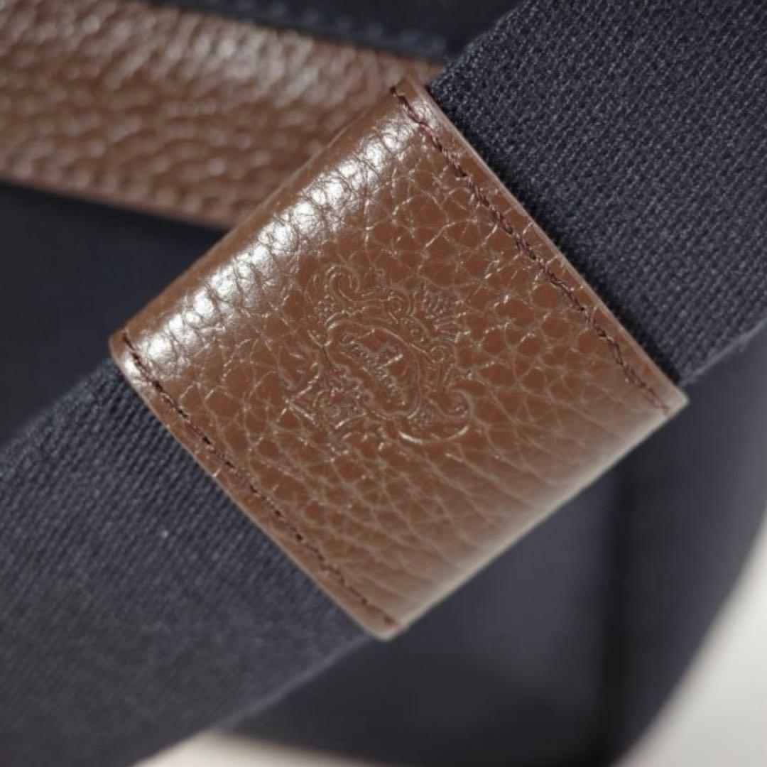 新品 稀少 オロビアンコ イタリア製 ショルダー 軽量 GLOPPINO 紺