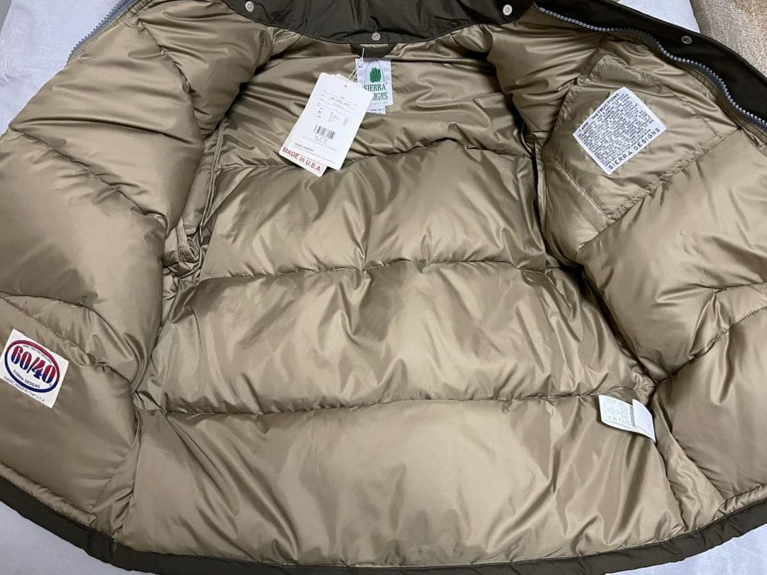 新品 SIERRA DESIGNS シエラデザインズ ダウンジャケット Lサイズ