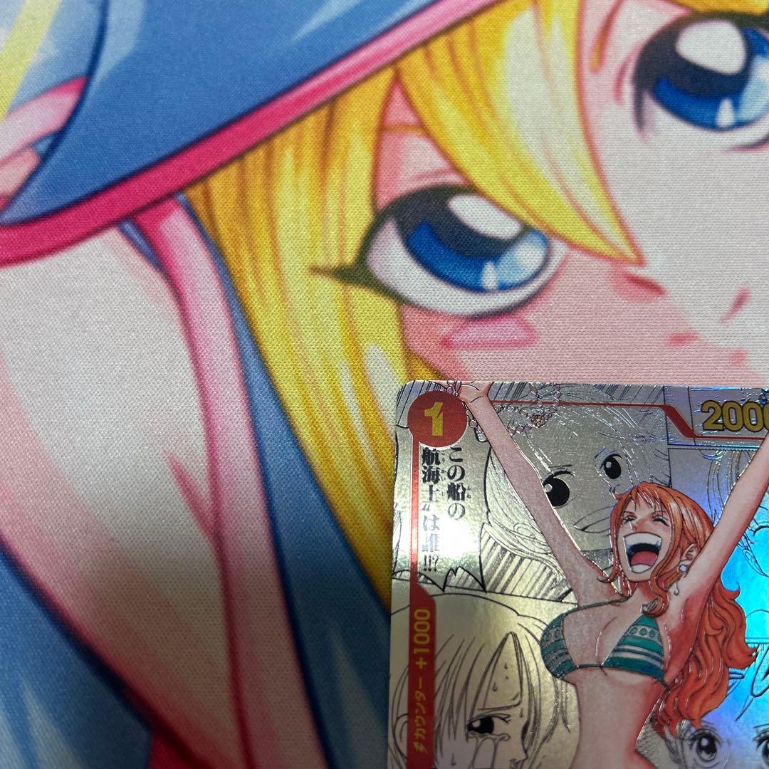 ワンピースカード　ナミ コミックパラレル コミパラ スーパーパラレル