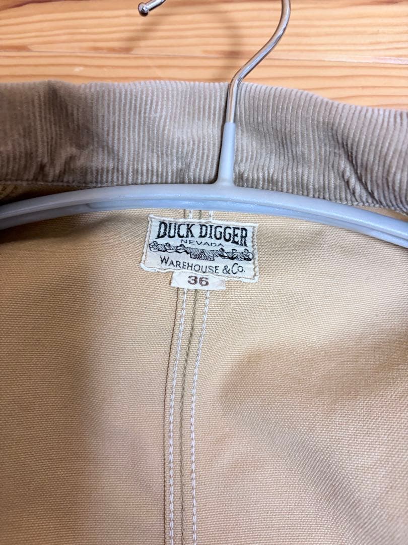 ウェアハウス　 カバーオールジャケット 36 ベージュ