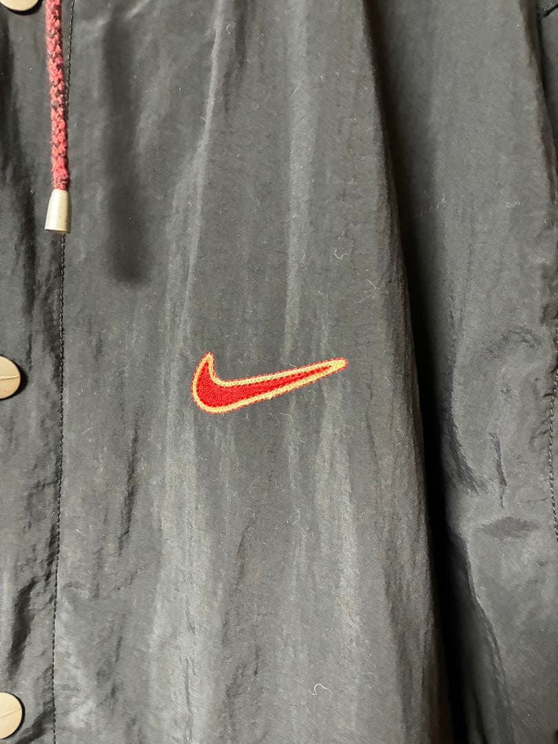 NIKE 90s ビックスウォッシュ 銀タグ フード付きナイロンジャケット