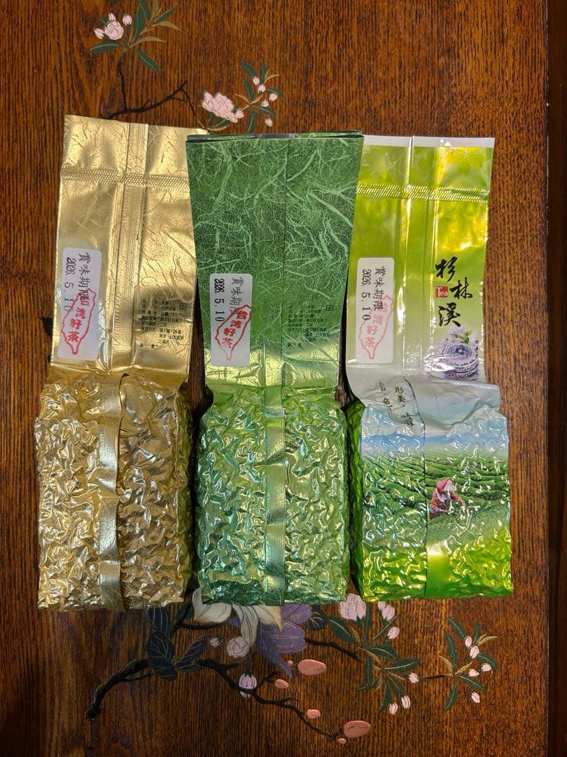 【台灣好茶】福袋 セットB 阿里山高山茶翠玉 、奇萊山高冷茶、梨山迎香烏龍