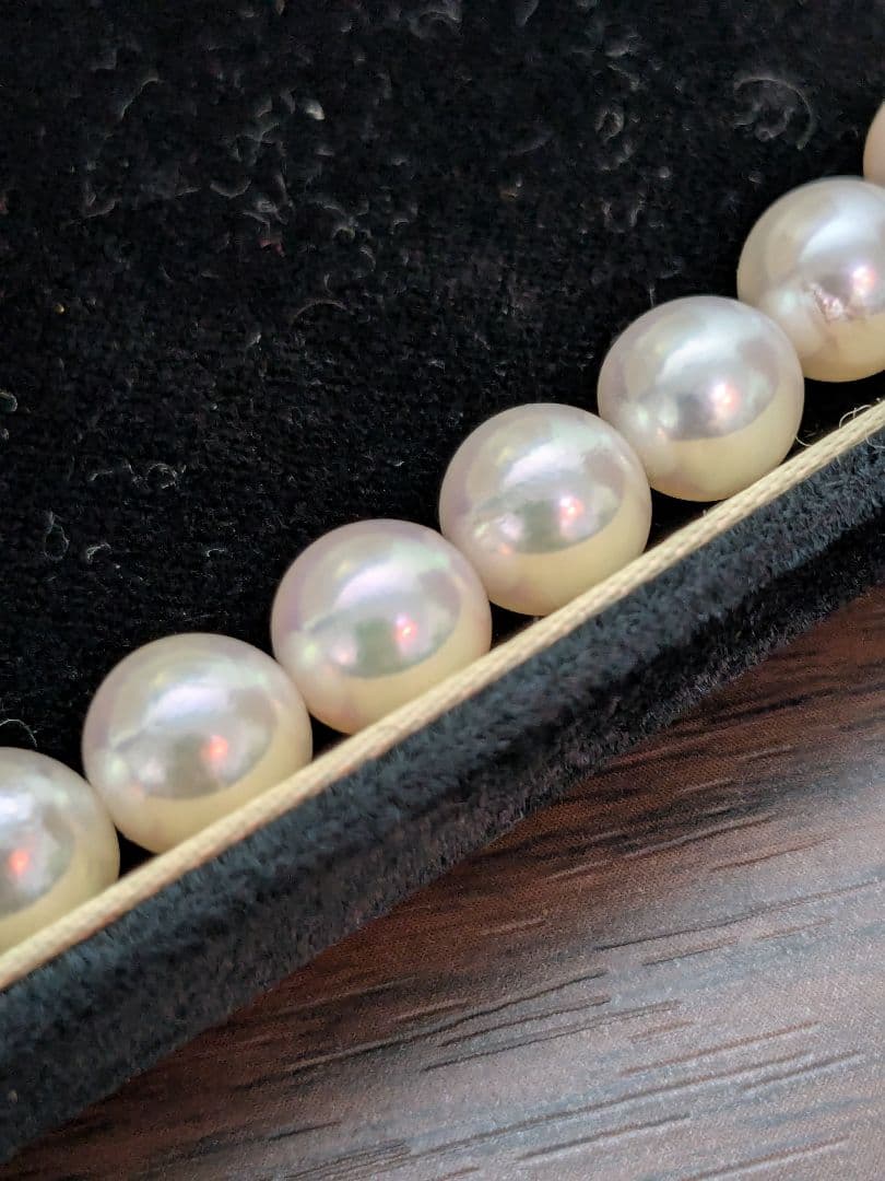 ✽*つ様 本真珠　パールネックレス　SILVER　ケース付き