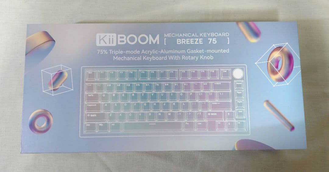 キーボード Kiiboom Breeze75 Black White