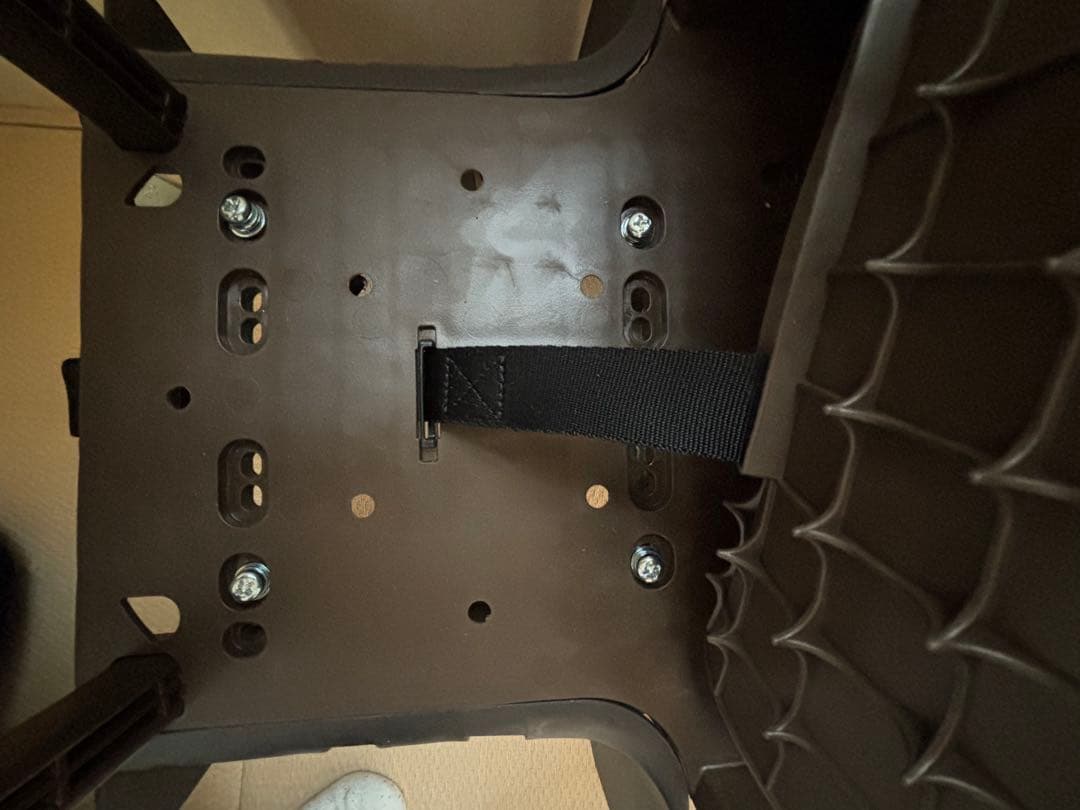 ヘッドレスト付リヤキッズシート　ポポラモア　OGK ブラウン チャイルドシート