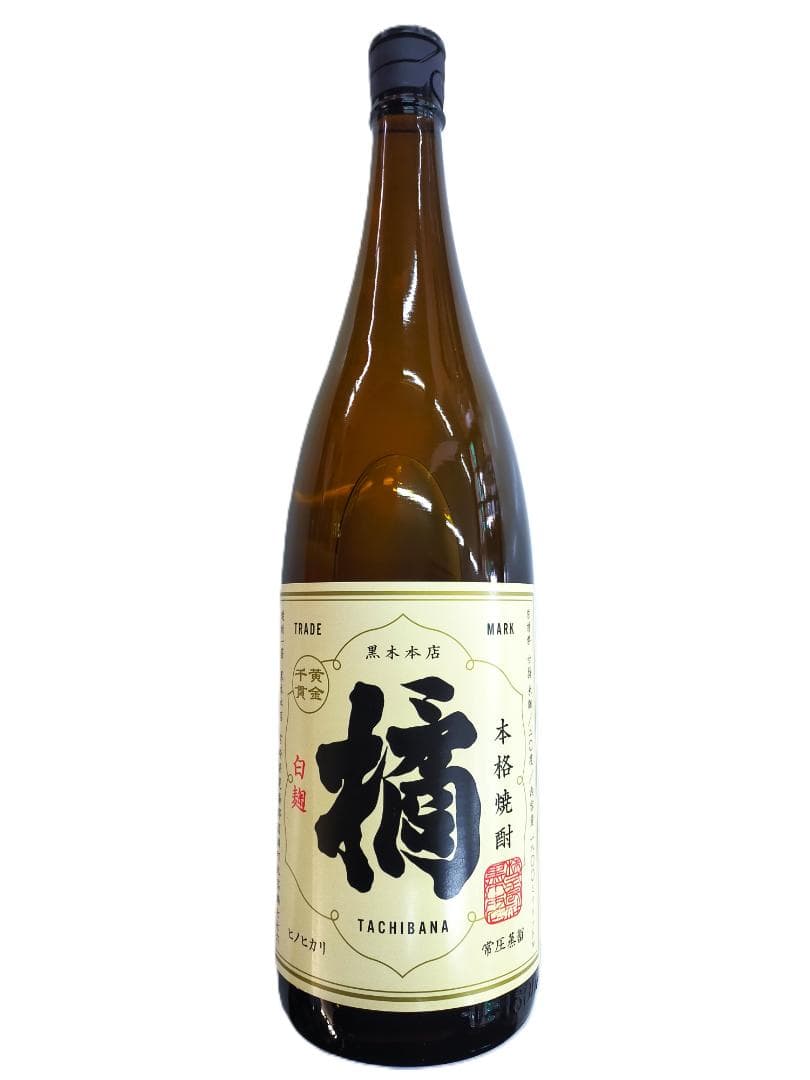 橘 20度 1800ml ×6本/1ケース 黒木本店 芋焼酎