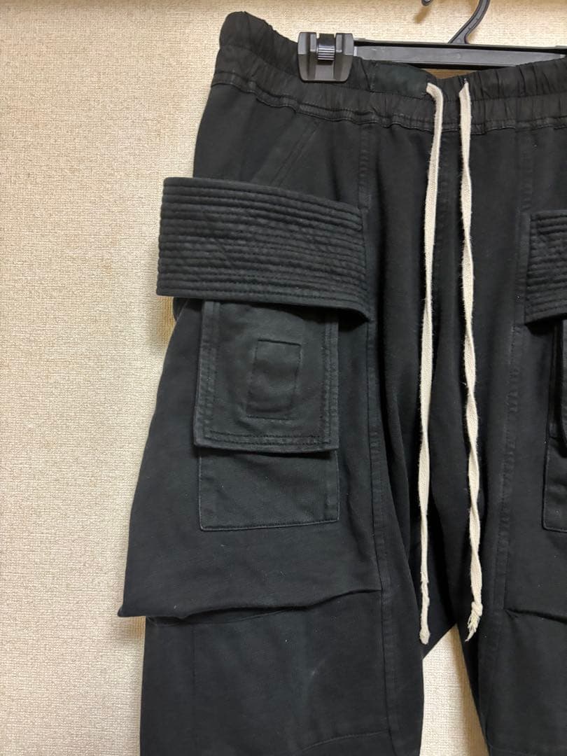 【落札のみ】RickOwens DRKSHDWクリーチカーゴ　素材　RIG