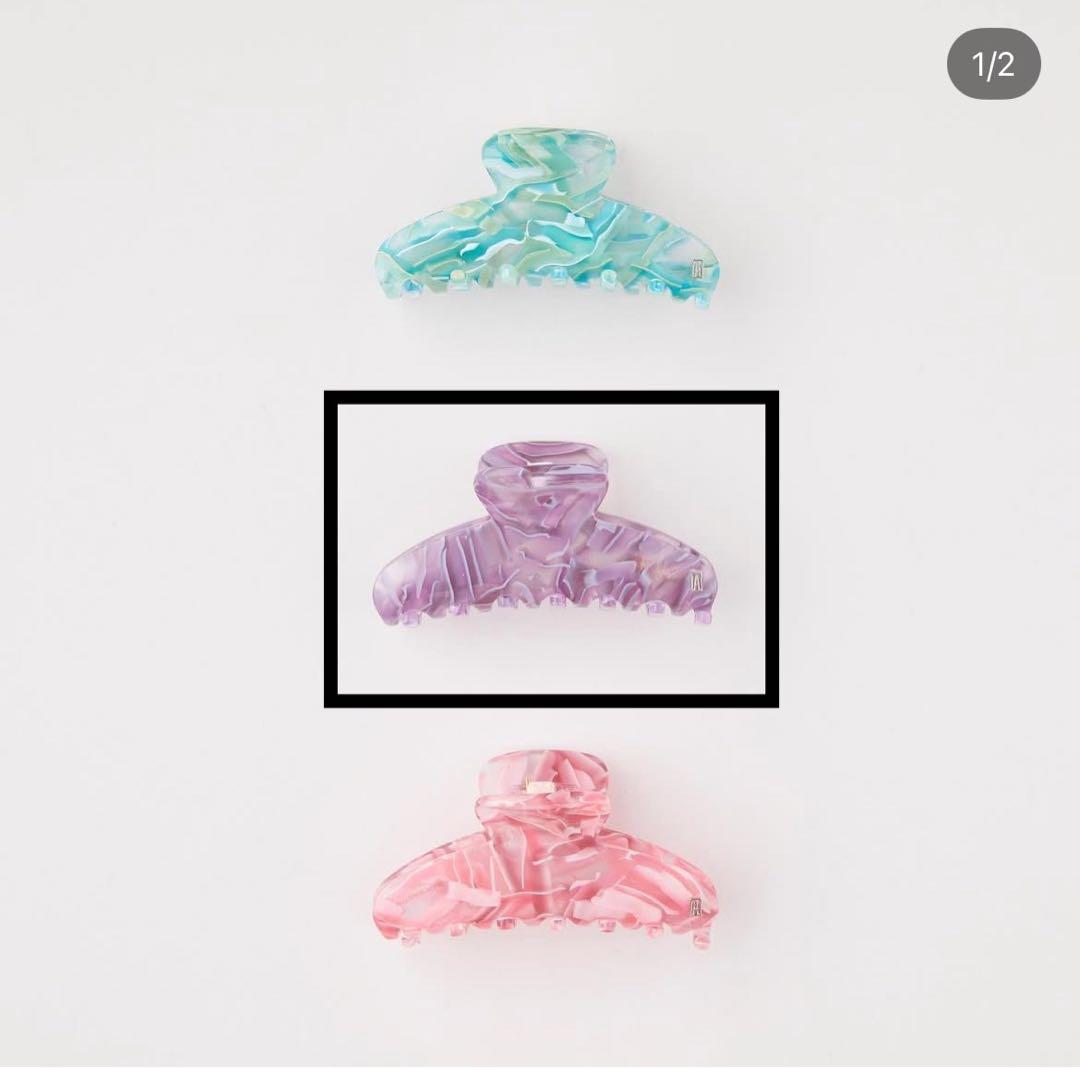 アレクサンドルドゥパリ 夏らしいクリアクリップ レア（パープル）