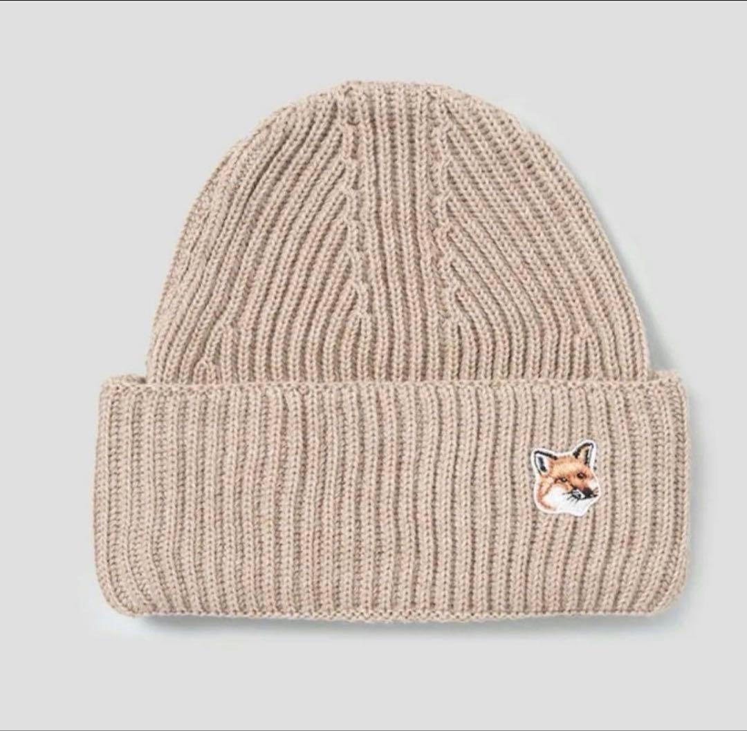 新品タグ入り　メゾンキツネ　ニット帽