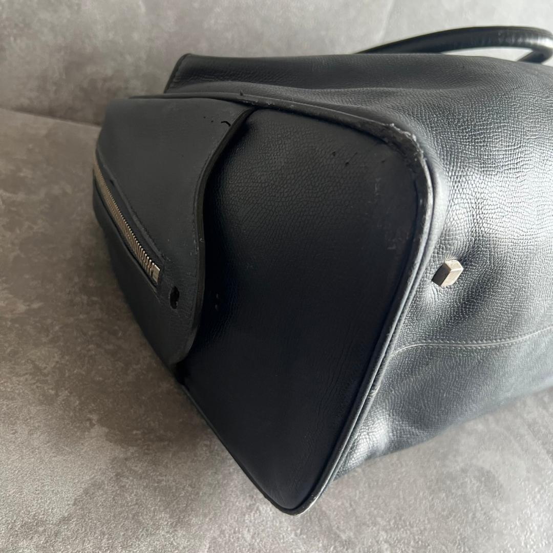 ⭐️Valextra⭐️ヴァレクストラ ボストンバッグ ネイビー レザー 大容量