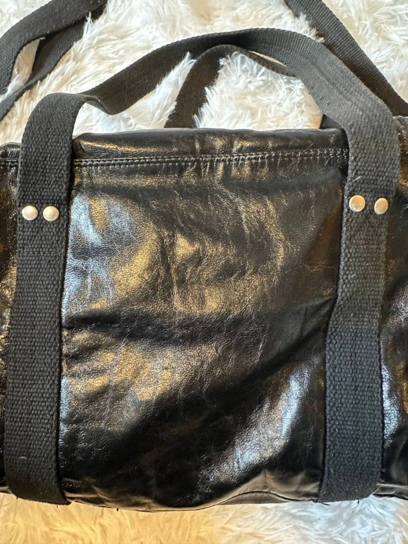 【中古】dior homme ディオールオム　ドラムバッグ　エディ期