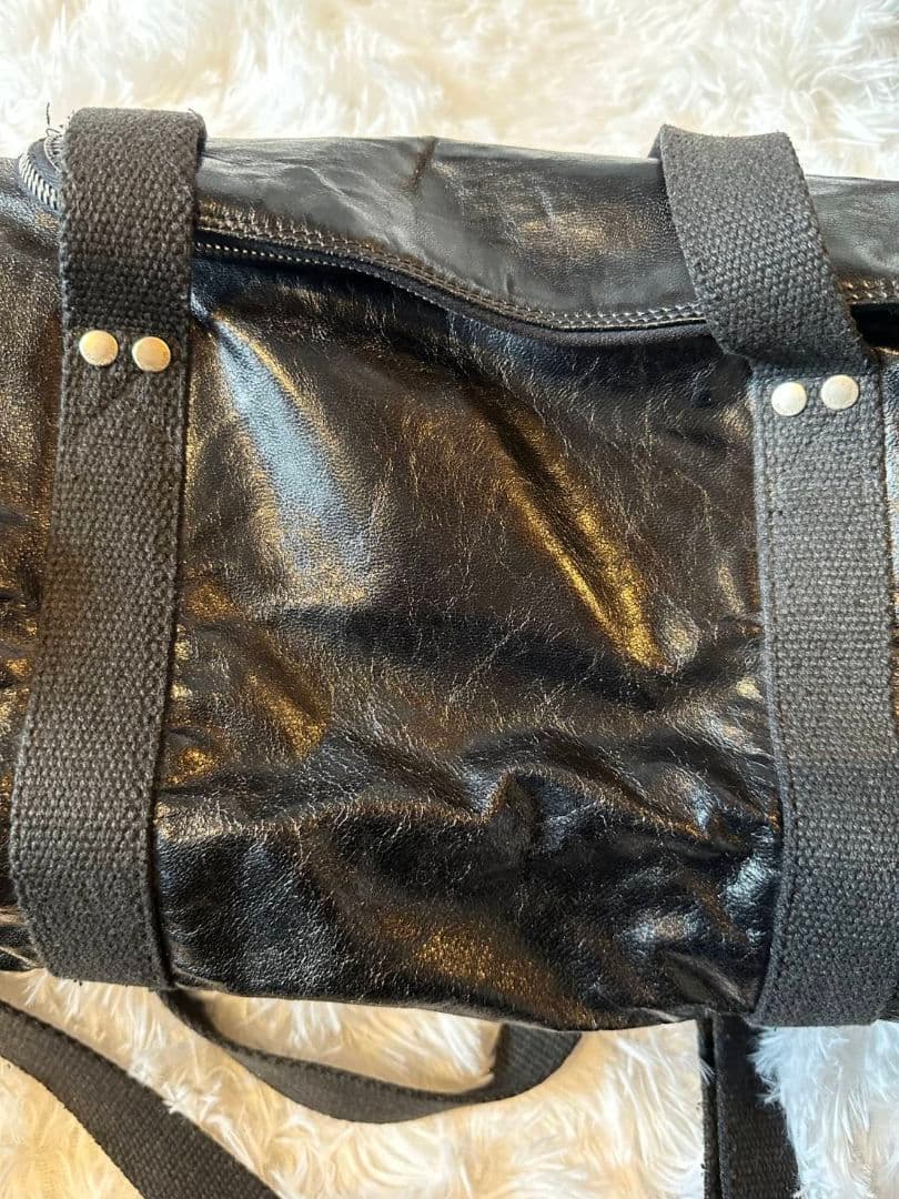 【中古】dior homme ディオールオム　ドラムバッグ　エディ期