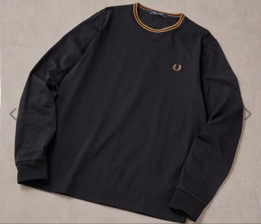 FRED PERRY クルーネック長袖Tシャツ