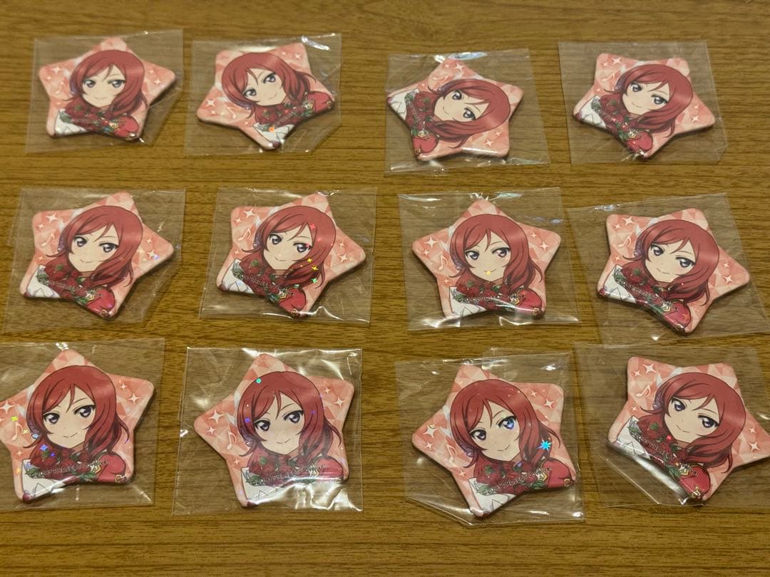 ラブライブTVアニメ放送10周年記念海外限定西木野真姫　星缶バッジ　12点セット