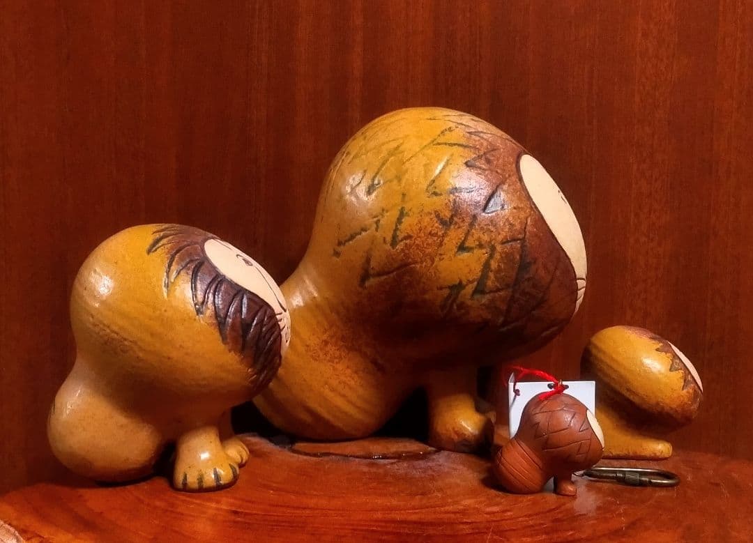 リサラーソン ライオン ４点セット 大中小キーホルダー 北欧