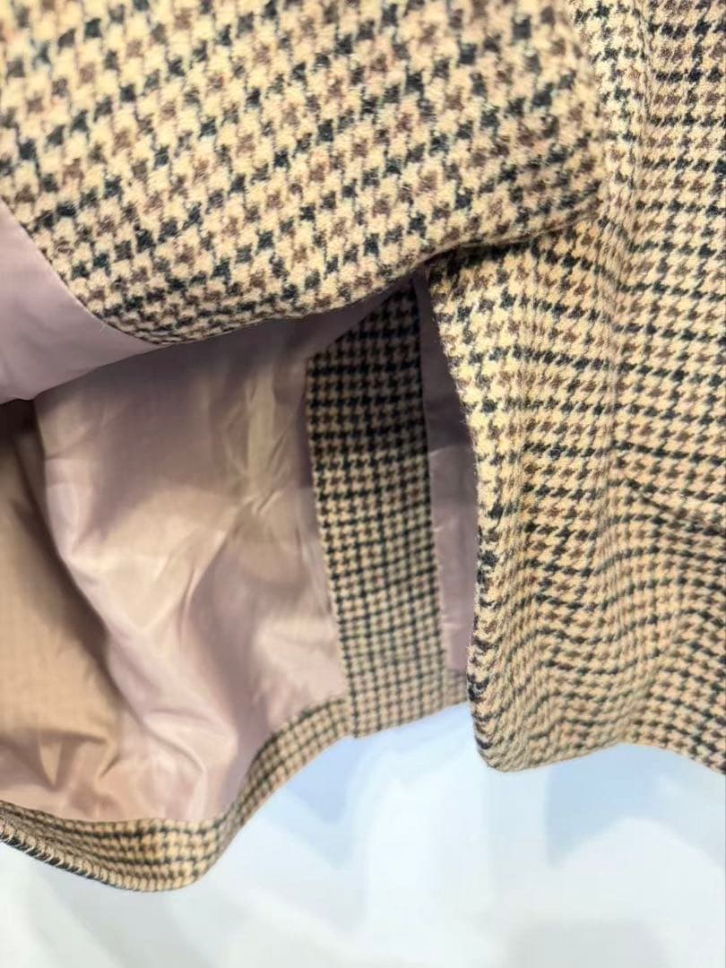 ジャケット・アウター eaphi WOOL LIKE CHECK JACKET