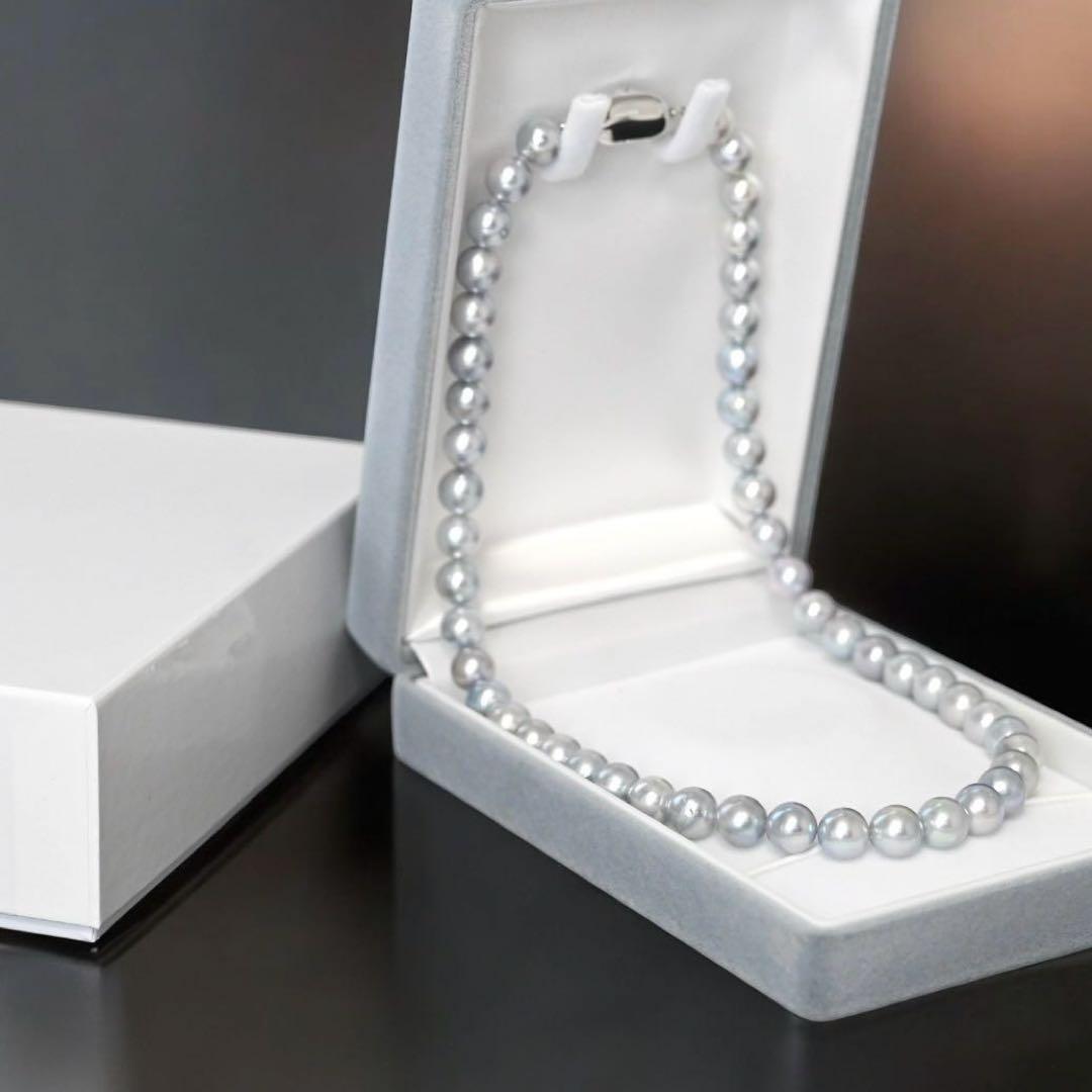 【最高峰】アコヤ　パール　本真珠　ネックレス　大珠　8.5mm