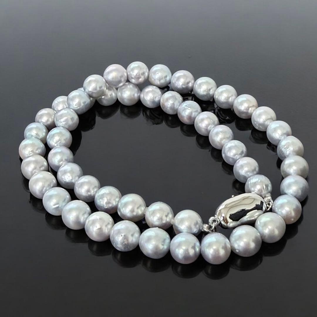 【最高峰】アコヤ　パール　本真珠　ネックレス　大珠　8.5mm