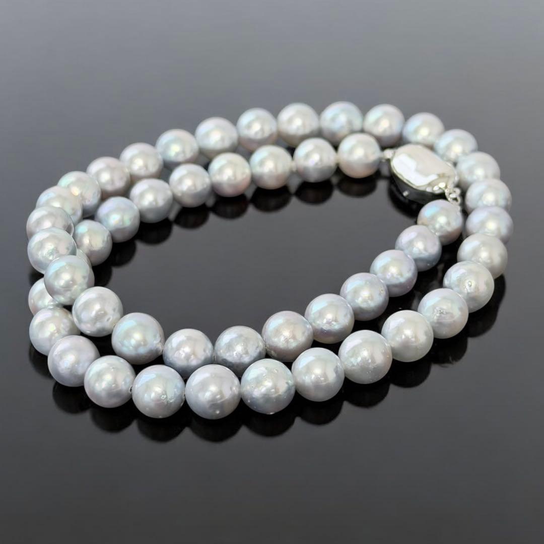 【最高峰】アコヤ　パール　本真珠　ネックレス　大珠　8.5mm