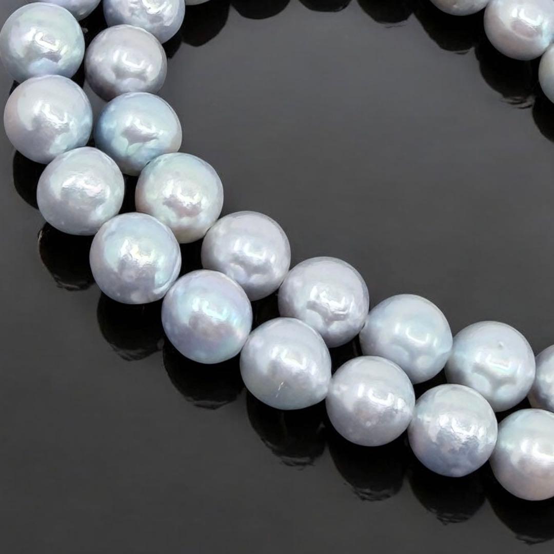 【最高峰】アコヤ　パール　本真珠　ネックレス　大珠　8.5mm