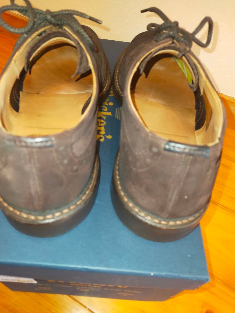 Tricker's バートン　スエードウィングチップ　7-5