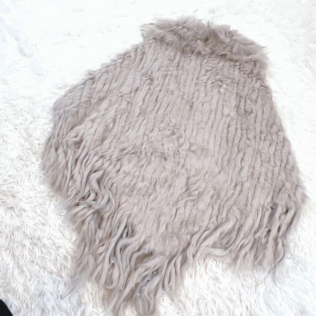 goa ゴア 高級 ポンチョ ラビット ラクーン y2k Fサイズ