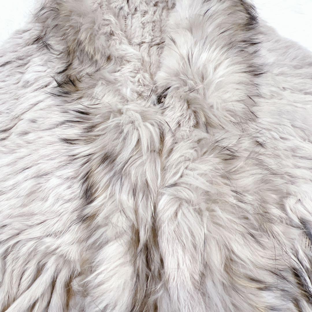 goa ゴア 高級 ポンチョ ラビット ラクーン y2k Fサイズ