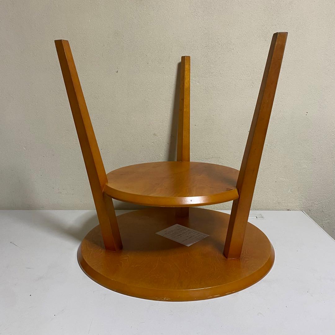 ACTUS購入 丸テーブル サイドテーブル コーヒー 天然木 バーチ材 アクタス