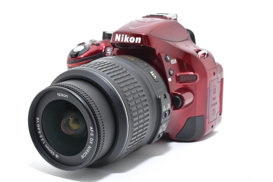 Nikon ニコン D5200 レンズキット レッド デジタル一眼レフカメラ